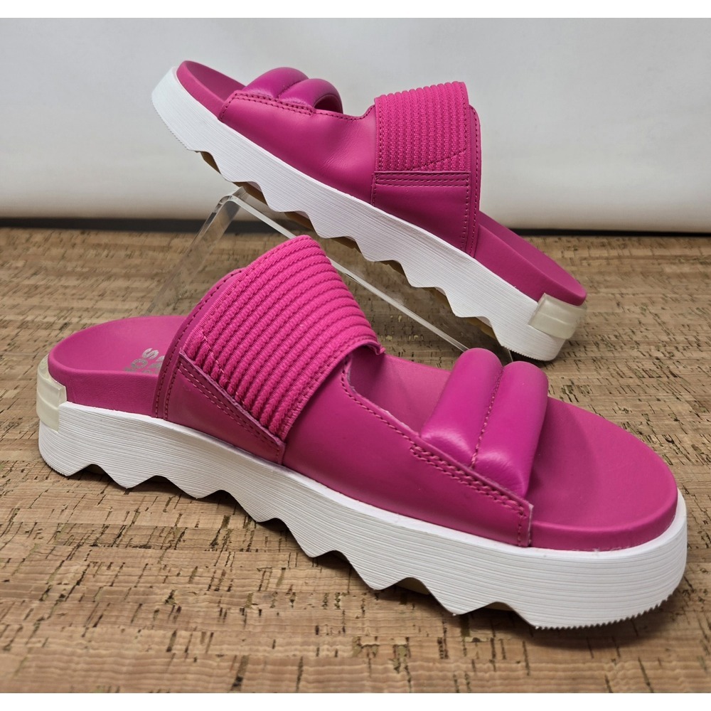 Sorel Slides Women's 8.5 VIIBE SLIDE SANDAL Fuscia Fizz Casual Preppy Comfort - Picture 5 of 10